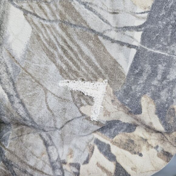 Vintage Walls Realtree Shirt Mens Button Up Patched Distressed No Size‎ Tag Camo - Picture 5 of 10